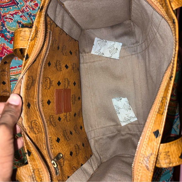 MCM🧡🤎Vintage Visetos Shopper Tote - Picture 7 of 8